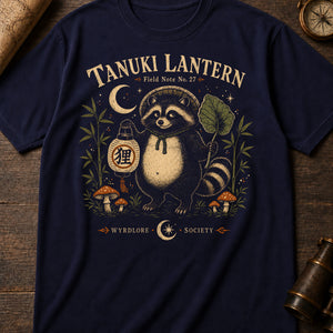 Tanuki Moon Lantern — true navy
