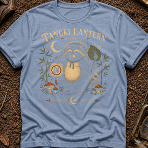 Tanuki Moon Lantern — blue jean