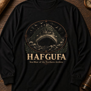 Hafgufa Sea Maw Long Sleeve Shirt — Black