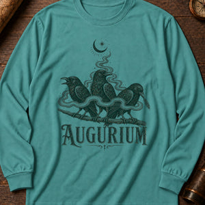 Corvid Augury Long Sleeve Shirt — Seafoam