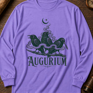 Corvid Augury Long Sleeve Shirt — Violet