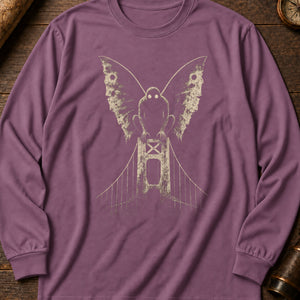 The Bridge Omen Long Sleeve Shirt — Berry