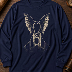 The Bridge Omen Long Sleeve Shirt — True Navy