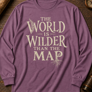 The Wilder World Long Sleeve Shirt — Berry