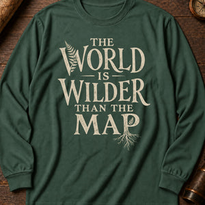 The Wilder World Long Sleeve Shirt — Blue Spruce