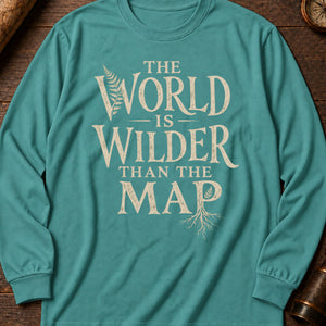 The Wilder World Long Sleeve Shirt — Seafoam