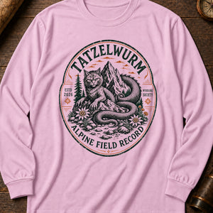 Tatzelwurm Crest Long Sleeve Shirt — Blossom