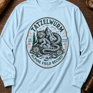 Tatzelwurm Crest Long Sleeve Shirt — Chambray