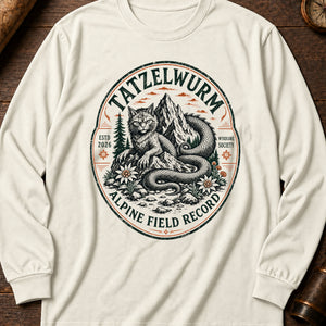 Tatzelwurm Crest Long Sleeve Shirt — Ivory
