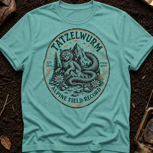 Tatzelwurm Crest — seafoam