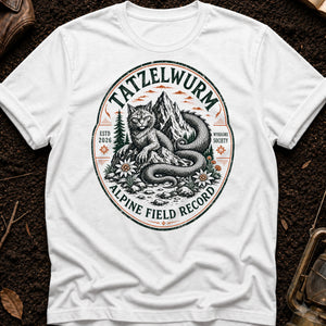 Tatzelwurm Crest — white