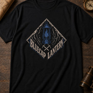 Bluecap Lantern — black