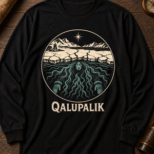 Qalupalik Ice Long Sleeve Shirt — Black