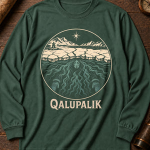 Qalupalik Ice Long Sleeve Shirt — Blue Spruce