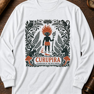 Curupira Backwards Long Sleeve Shirt — White