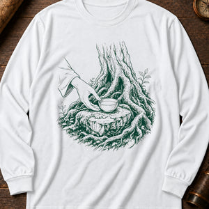 Fae Tithe Long Sleeve Shirt — White