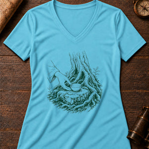 Fae Tithe Women's V-Neck Tee — turquoise