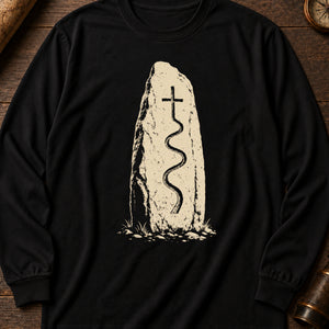 Corpse Road Marker Long Sleeve Shirt — Black