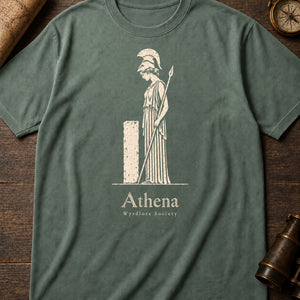 Mourning Athena Relief — blue spruce