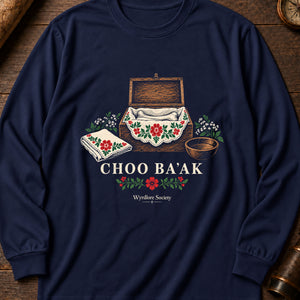 Pomuch Bone Cleaning Long Sleeve Shirt — True Navy