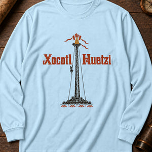 Xocotl Huetzi Pole Long Sleeve Shirt — Chambray