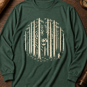 Jangsan Tiger Long Sleeve Shirt — Blue Spruce