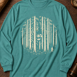Jangsan Tiger Long Sleeve Shirt — Seafoam