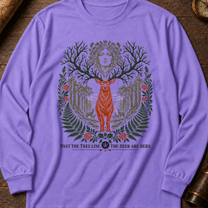 Flidais Wild Oak Long Sleeve Shirt — Violet