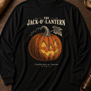 Jack-o'-Lantern Specimen Long Sleeve Shirt — Black