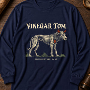 Vinegar Tom Familiar Long Sleeve Shirt — True Navy