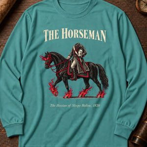Headless Hessian Rider Long Sleeve Shirt — Seafoam