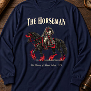 Headless Hessian Rider Long Sleeve Shirt — True Navy