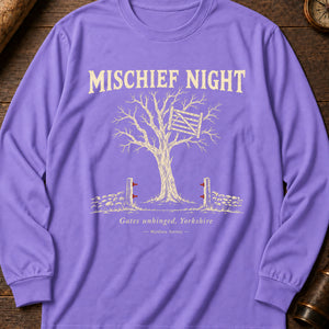 Mischief Night Gate Long Sleeve Shirt — Violet