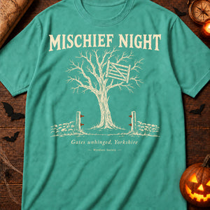 Mischief Night Gate — seafoam