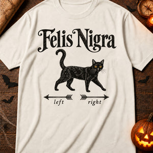 Black Cat Crossing — ivory