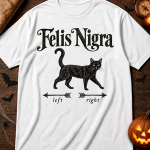 Black Cat Crossing — white