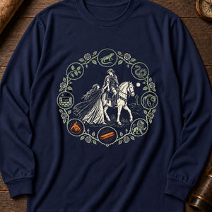 Tam Lin's Rescue Long Sleeve Shirt — True Navy