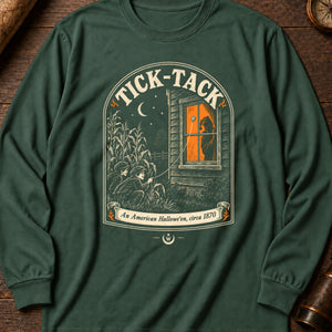 Tick-Tack Prank Long Sleeve Shirt — Blue Spruce