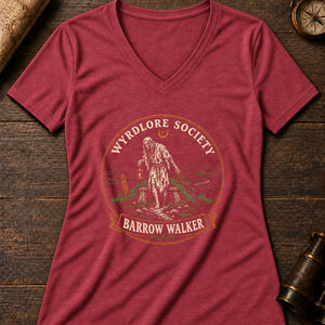 Barrow Walker Women's V-Neck Tee — heather red