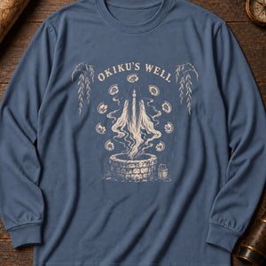 Okiku's Well Long Sleeve Shirt — Blue Jean