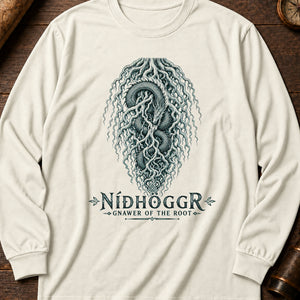 Nidhogg Root Gnawer Long Sleeve Shirt — Ivory