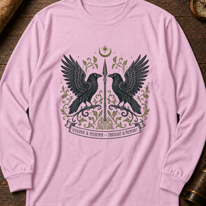 Valkyrie's Ravens Long Sleeve Shirt — Blossom