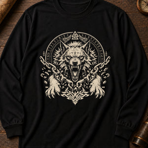 Fenrir Unchained Long Sleeve Shirt — Black