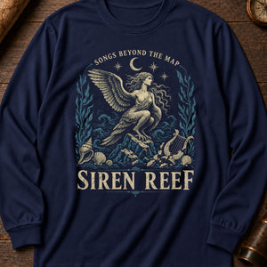 Siren Reef Long Sleeve Shirt — True Navy