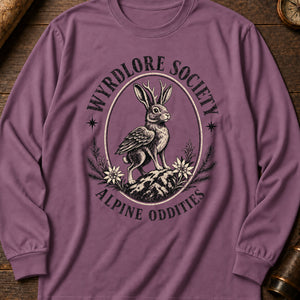 Wolpertinger Crest Long Sleeve Shirt — Berry
