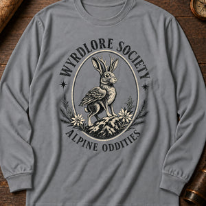Wolpertinger Crest Long Sleeve Shirt — Grey