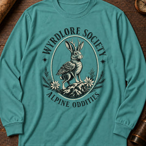 Wolpertinger Crest Long Sleeve Shirt — Seafoam