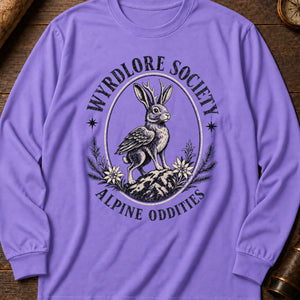 Wolpertinger Crest Long Sleeve Shirt — Violet