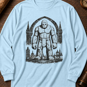 Prague Golem Long Sleeve Shirt — Chambray