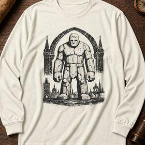 Prague Golem Long Sleeve Shirt — Ivory